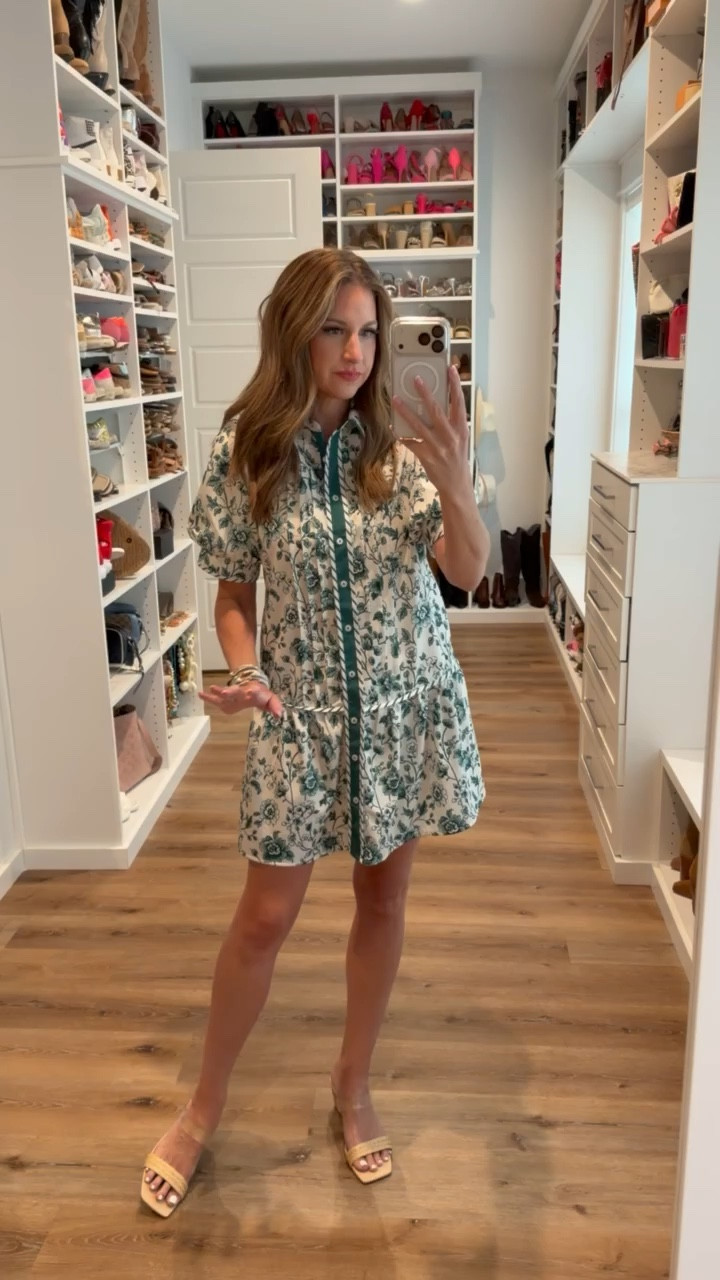 In a small dress, wedges and accessories-fits tts.

#LTKgrwm #LTKootd #LTKSeasonal