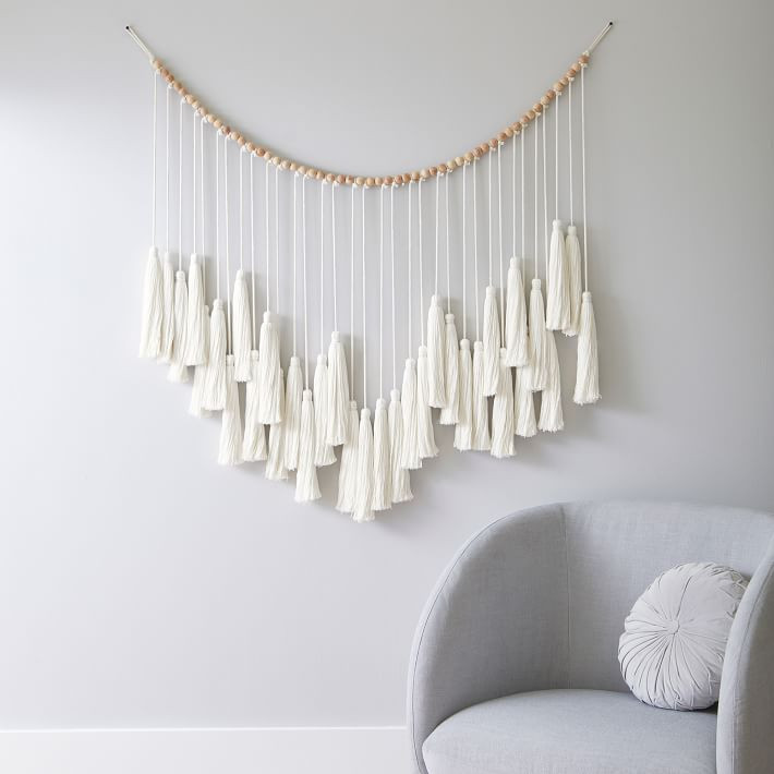 Oversized Tassel Garland | Pottery Barn Teen