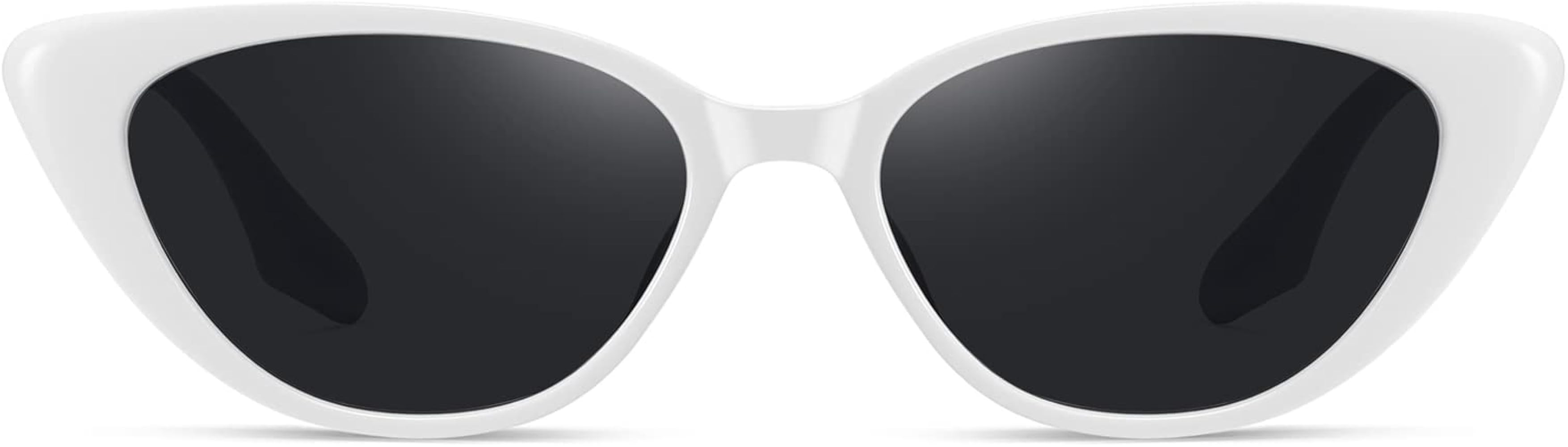 Retro Vintage Narrow Cat Eye Sunglasses for Women 90s Small Chic Style Trendy Sunnies UV400 Prote... | Amazon (US)