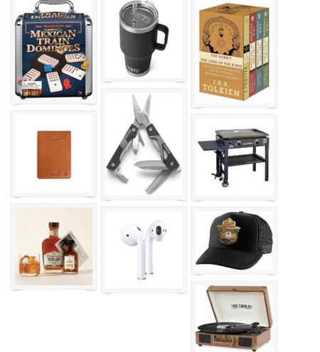 Father's Day is this coming Sunday, so I put together some great gifts for the dads in. your life! :) Zack approved. (ad)

1. Mexican Train game- https://bit.ly/3Xl2rlg
2. Yeti Tumbler- https://bit.ly/4cdNKo8
3. Tolkien book set- https://bit.ly/4bXbZqR
4. Andar wallet (use code FATHERSDAY for 20% off!)- https://bit.ly/3Xl2rlg
5. Pocket knife- https://bit.ly/3XgyvGD
6. Blackstone grill- https://bit.ly/3RLTLRl
7. Liquor set- https://bit.ly/4aXxRBd
8. Airpods- https://bit.ly/45pfPGL
9. Smokey the bear hat- https://bit.ly/3VETpx1
10. Record player- https://bit.ly/4bQCyho

#fathersday #fathersdaygiftguide #fathersdaygifts 

#LTKSaleAlert #LTKGiftGuide #LTKSeasonal