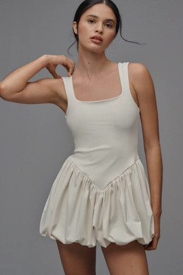 Port de Bras Bella Bubble-Hem Active Mini Dress | Anthropologie (US)