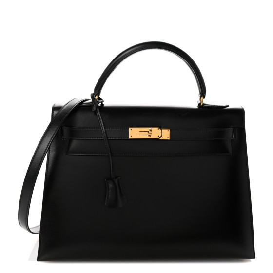 Box Kelly Sellier 32 Black | FASHIONPHILE (US)