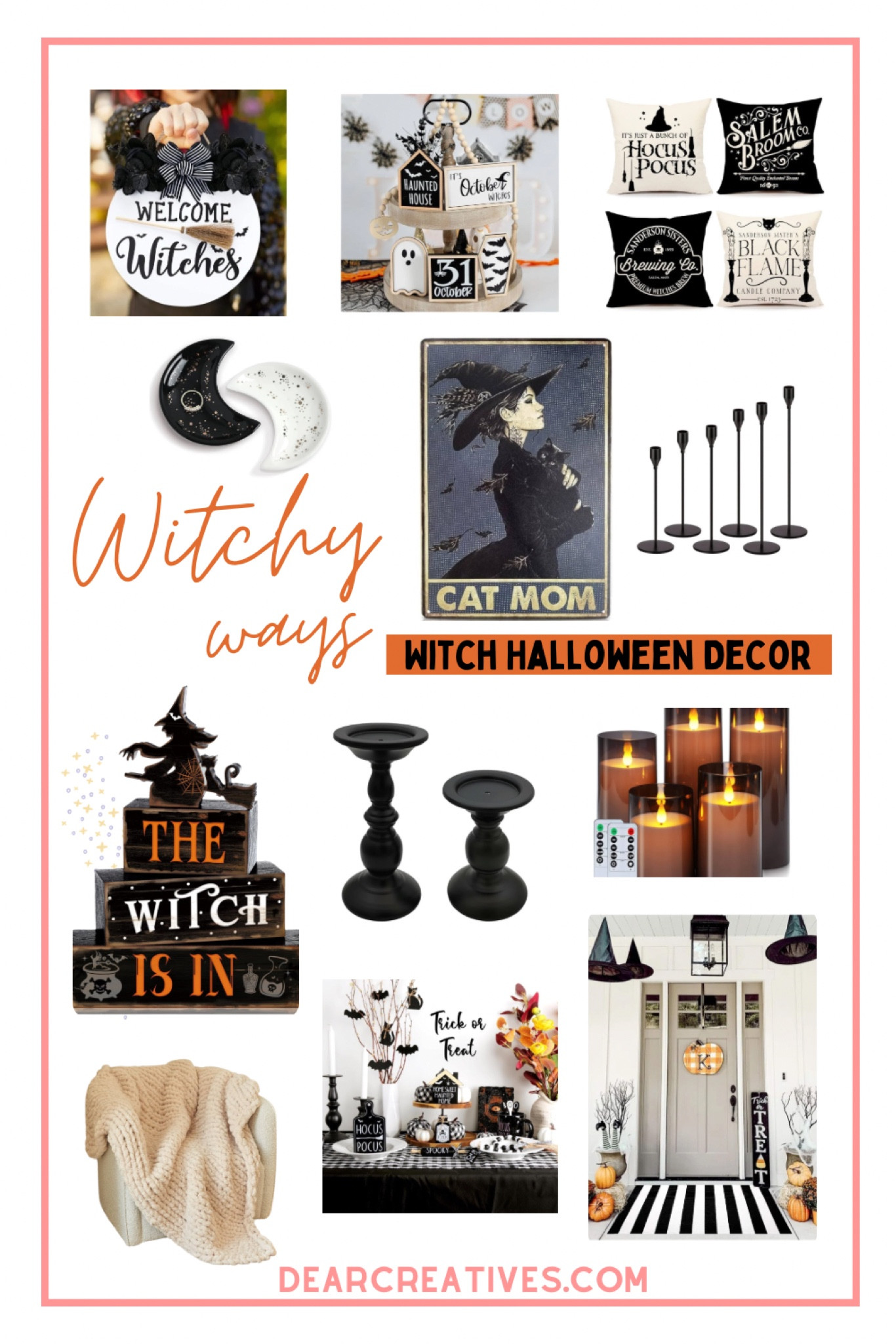 Witch Halloween Decorations - 20+ Witchy Halloween Home Decor Ideas #halloweendecor #witchdecorations 

#LTKHome #LTKSeasonal