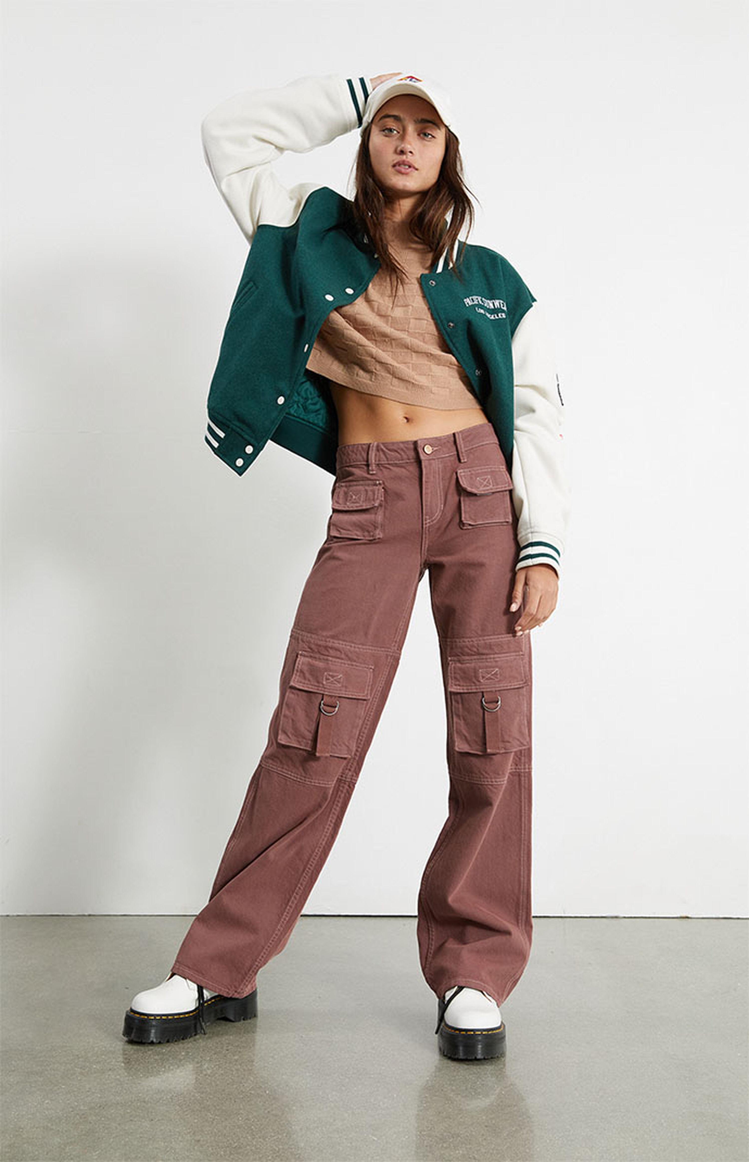 PacSun Eco Mauve Low Rise Boyfriend Carpenter Pants | PacSun | PacSun