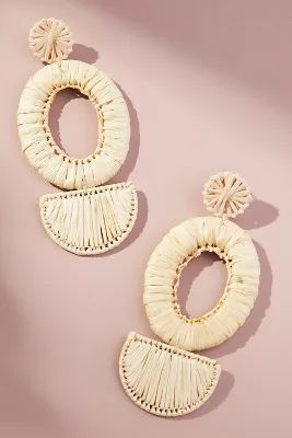 Raffia Shapes Drop Earrings | Anthropologie (US)