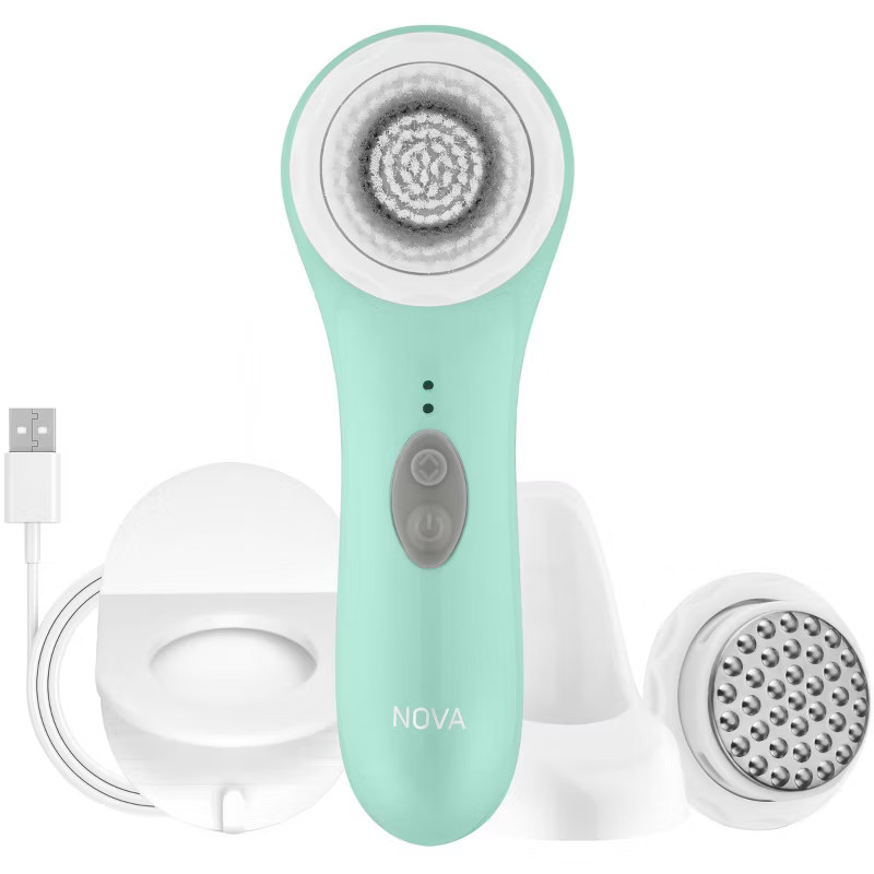 Spa Sciences Sonic Facial Cleansing Brush with Antimicrobial Brush Bristles, Skincare Infusion Tr... | Target