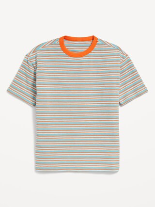 Oversized Short-Sleeve Textured-Knit T-Shirt for Boys | Old Navy (CA)