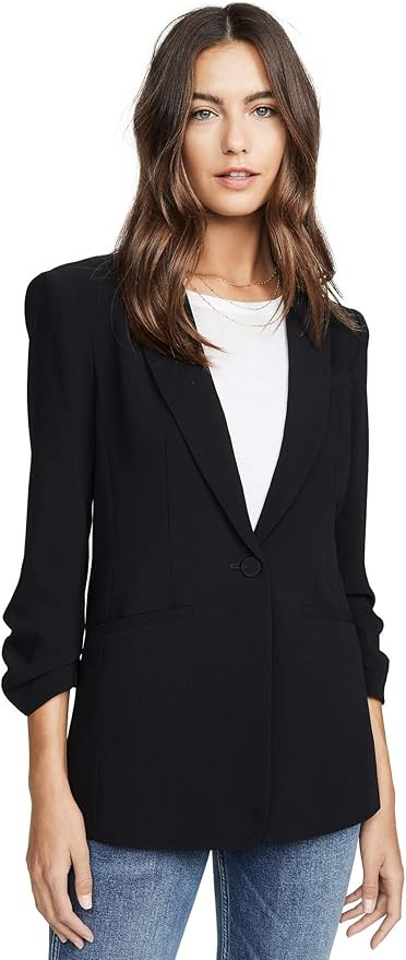 Cinq a Sept Women's Crepe Khloe Blazer | Amazon (US)
