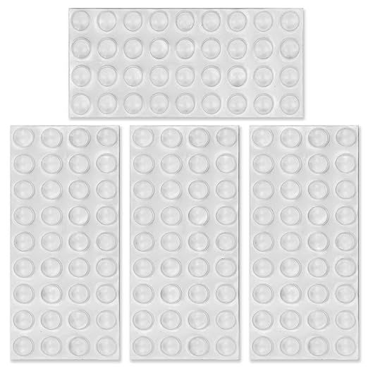 144 Piece Clear - Self Adhesive Cabinet, Door Bumpers Pads Surface Protection Noise Dampening - 1... | Amazon (US)