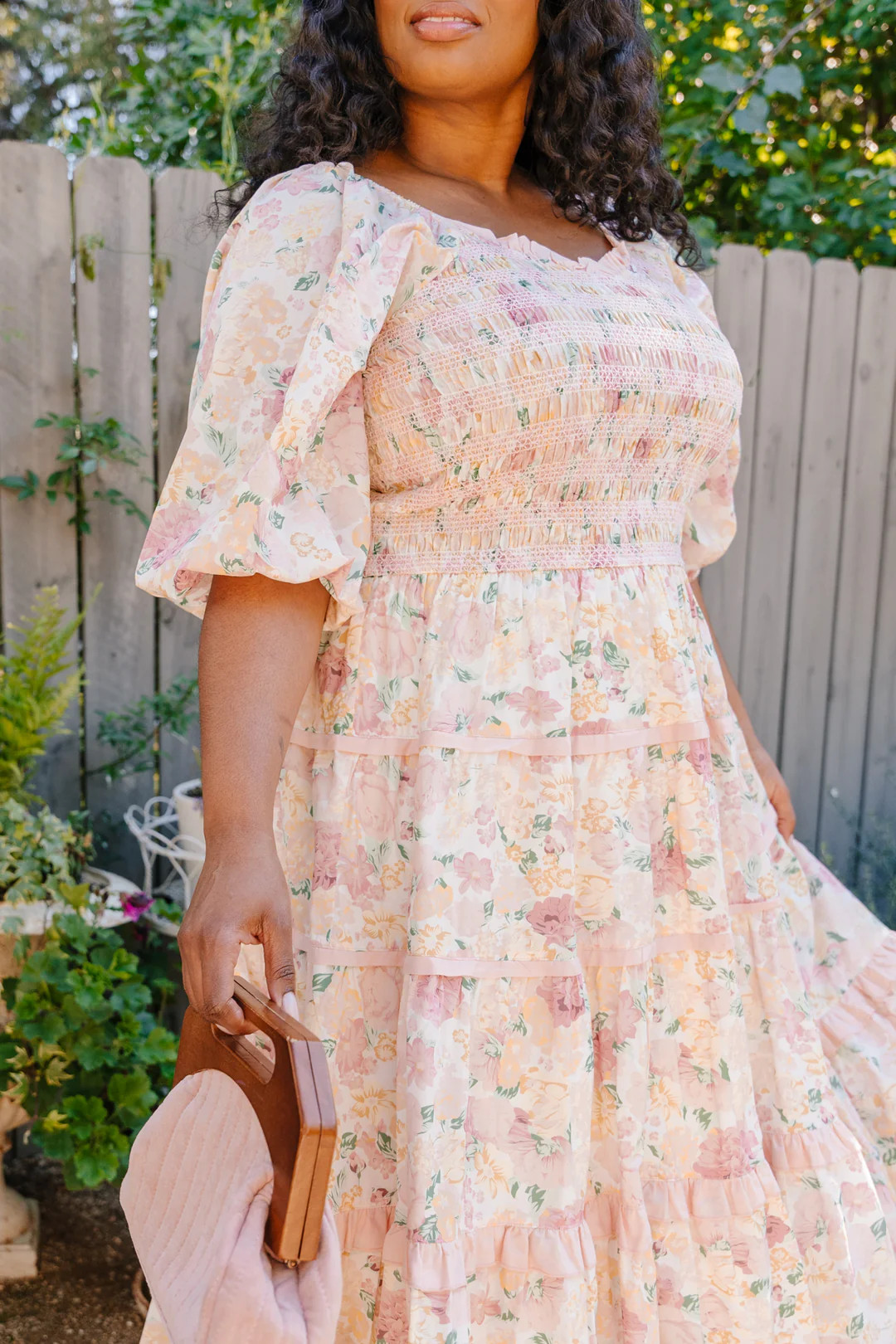 Roselyn Dress in Pastel Floral | Ivy City Co