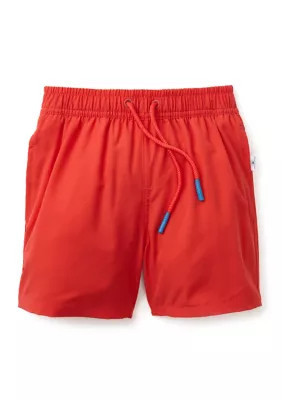 Vintage Summer Boys 4-7 Swim Trunks, Red | Belk