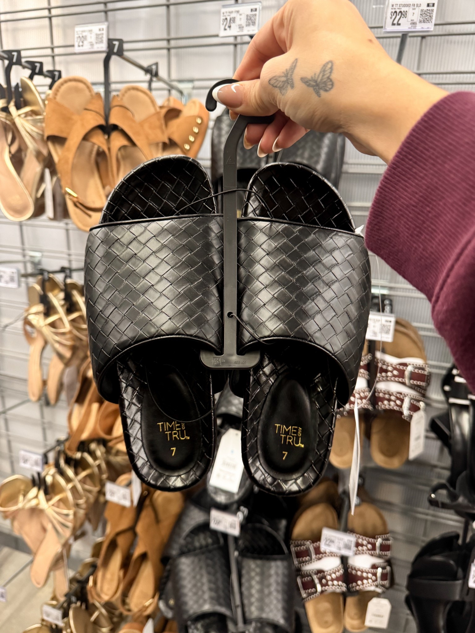 Black woven slide sandals from Walmart for under $25 🖤

#LTKSpringSale #LTKMidsize #LTKootd
