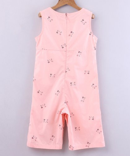 Beebay Pink Cat Jumpsuit - Toddler & Girls | Zulily