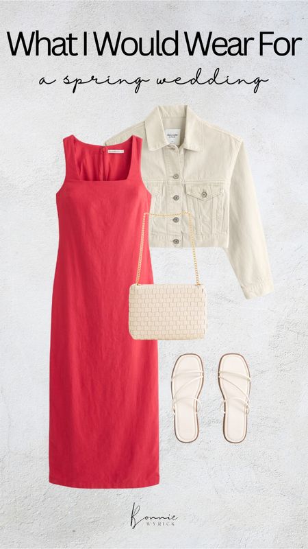 What I Would Wear For… A Wedding Guest Outfit 🌼 Midsize Fashion | Spring Outfit Ideas | Summer Outfit Ideas | OOTD | Elevated Casual Style | Linen Dress

#LTKmidsize #LTKstyletip #LTKwedding