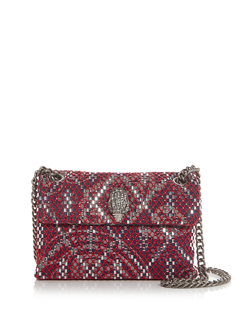 Kurt Geiger London Soft Mini Kensington Woven Embellished Crossbody Bag | Bloomingdale's (US)