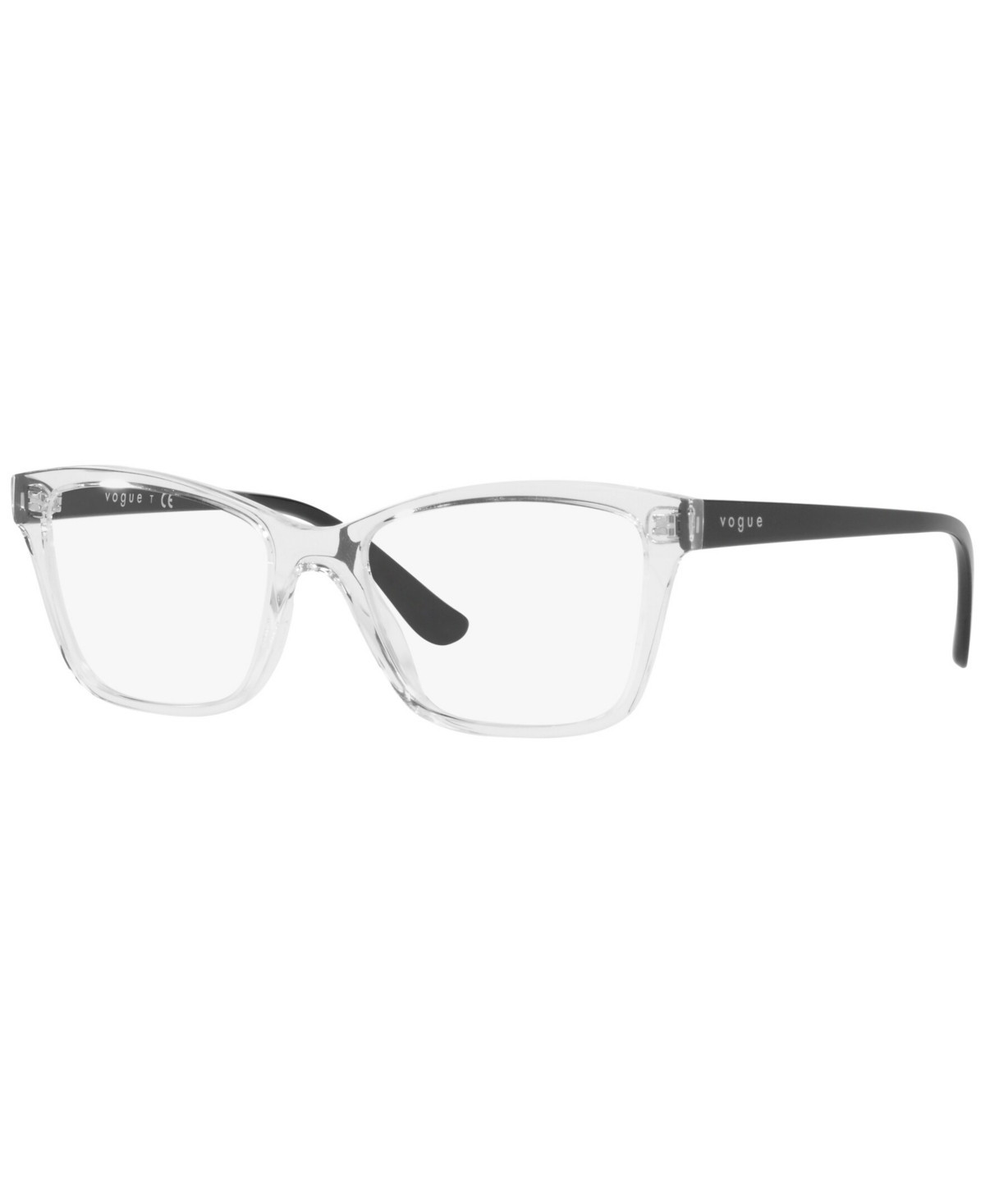 Vogue Eyewear VO5420 Women's Pillow Eyeglasses - Transparent with Black | Macy's