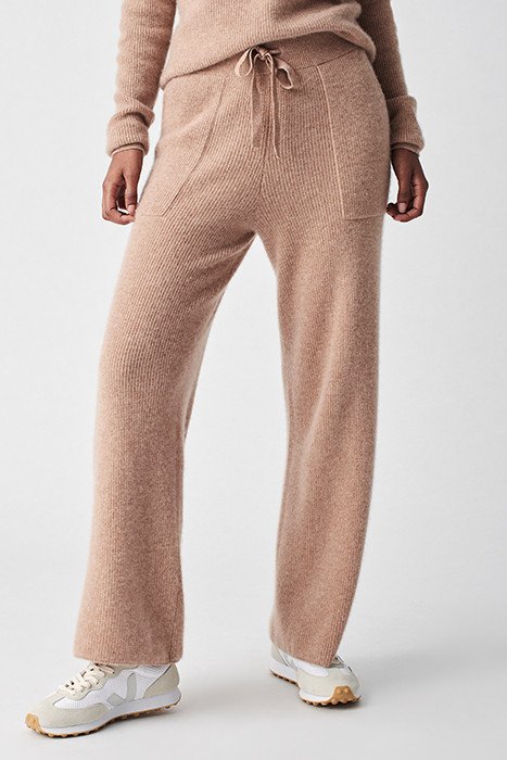 CLOUD CASHMERE PANT ALMONDINE | Faherty | Otrium | Otrium US