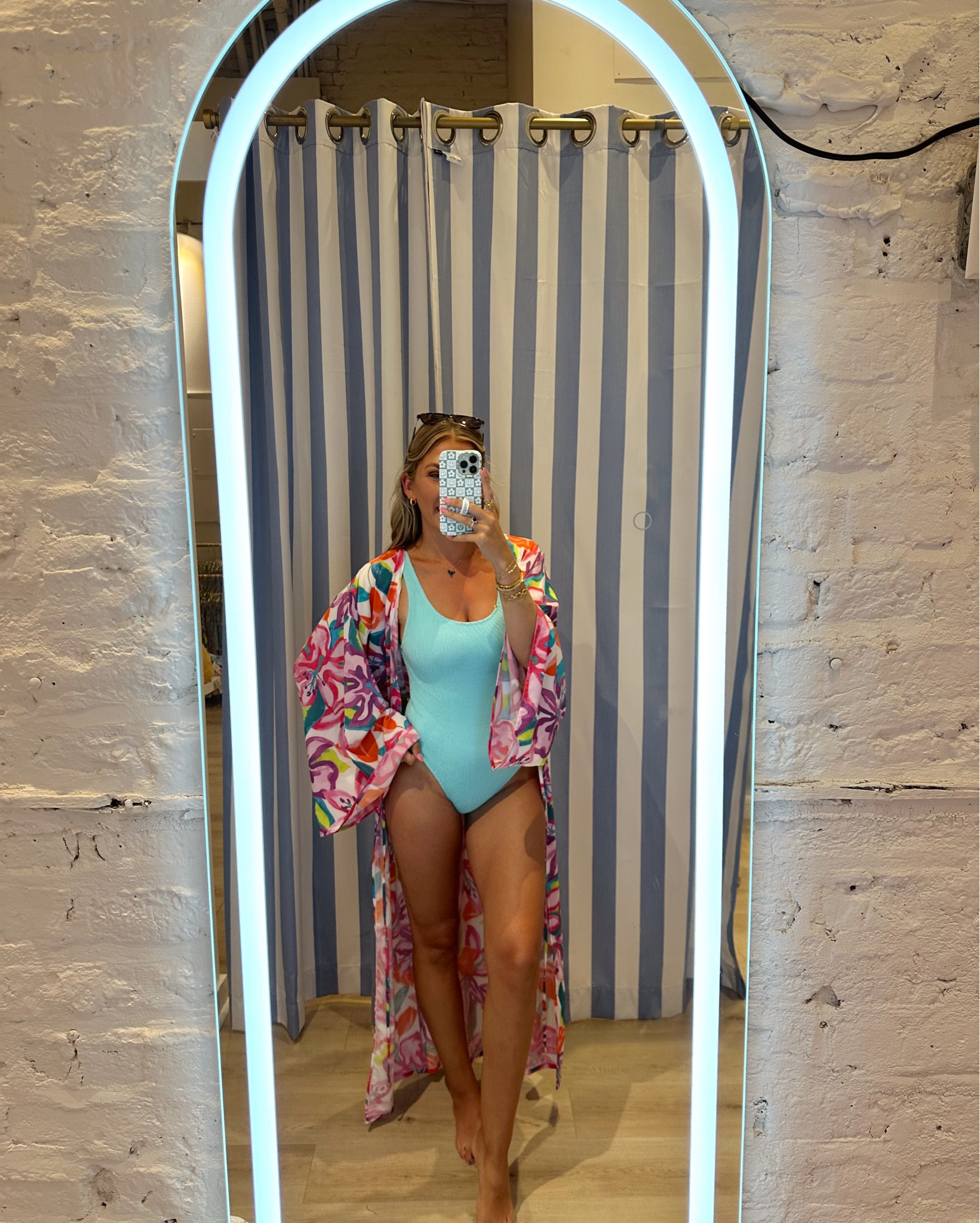 I'm obsessed with these colors! Wearing a small in both! This suit is SO comfortable with built-in padding, and a low back! 

Summer Outfit 
Vacation Outfit 
Swim 
Kenny Flowers 
Moreewithmo

#LTKSwim #LTKSeasonal #LTKTravel
