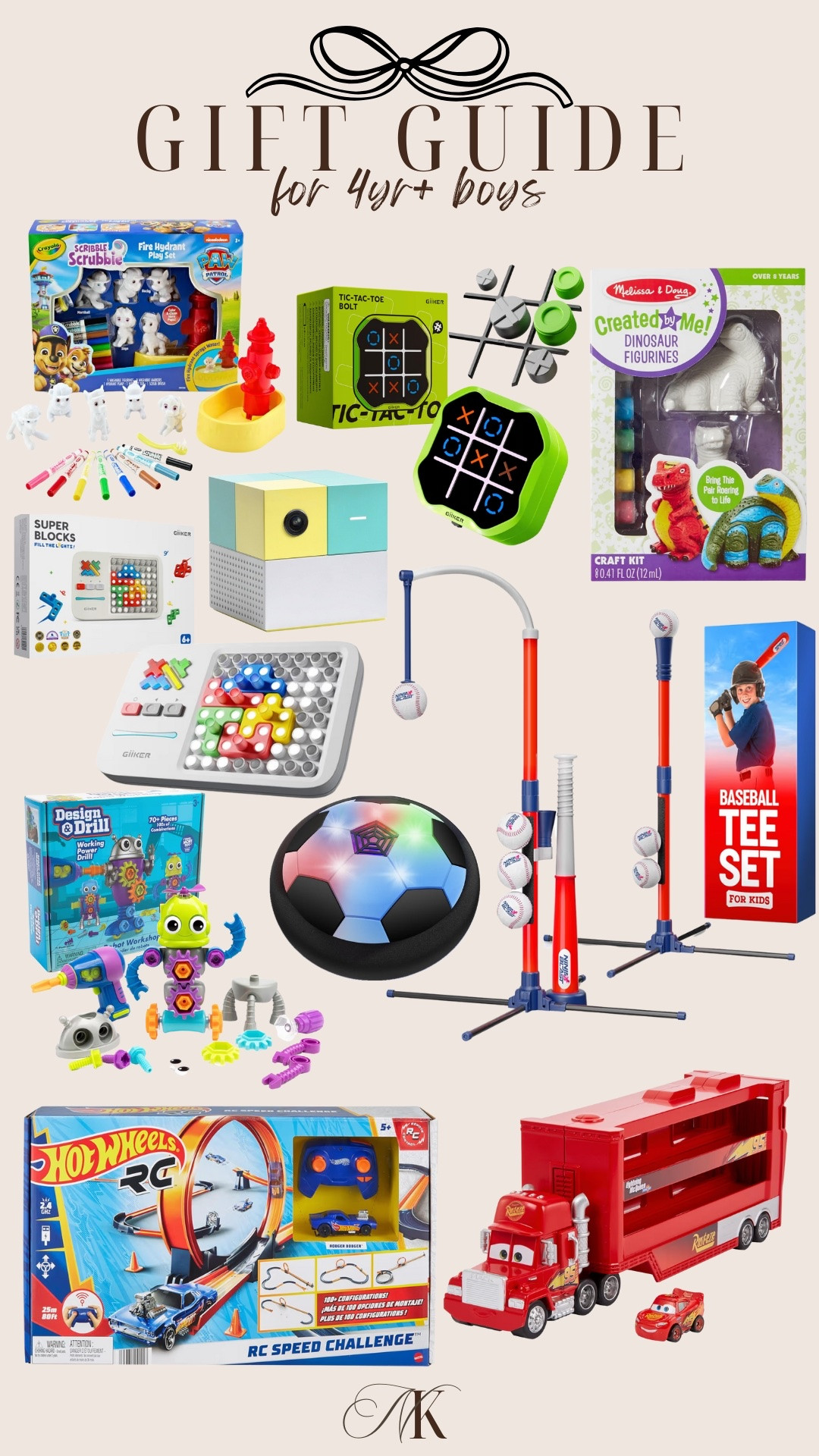 Gift guide for the 4+ yr boys!🎁

Gifts for him, gift guide, gifts for boys, gift ideas, Christmas gifts

#LTKGiftGuide #LTKHoliday #LTKKids