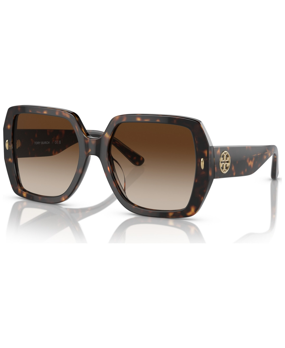 Tory Burch Women's Sunglasses, TY7191U - Dark Tortoise | Macy's