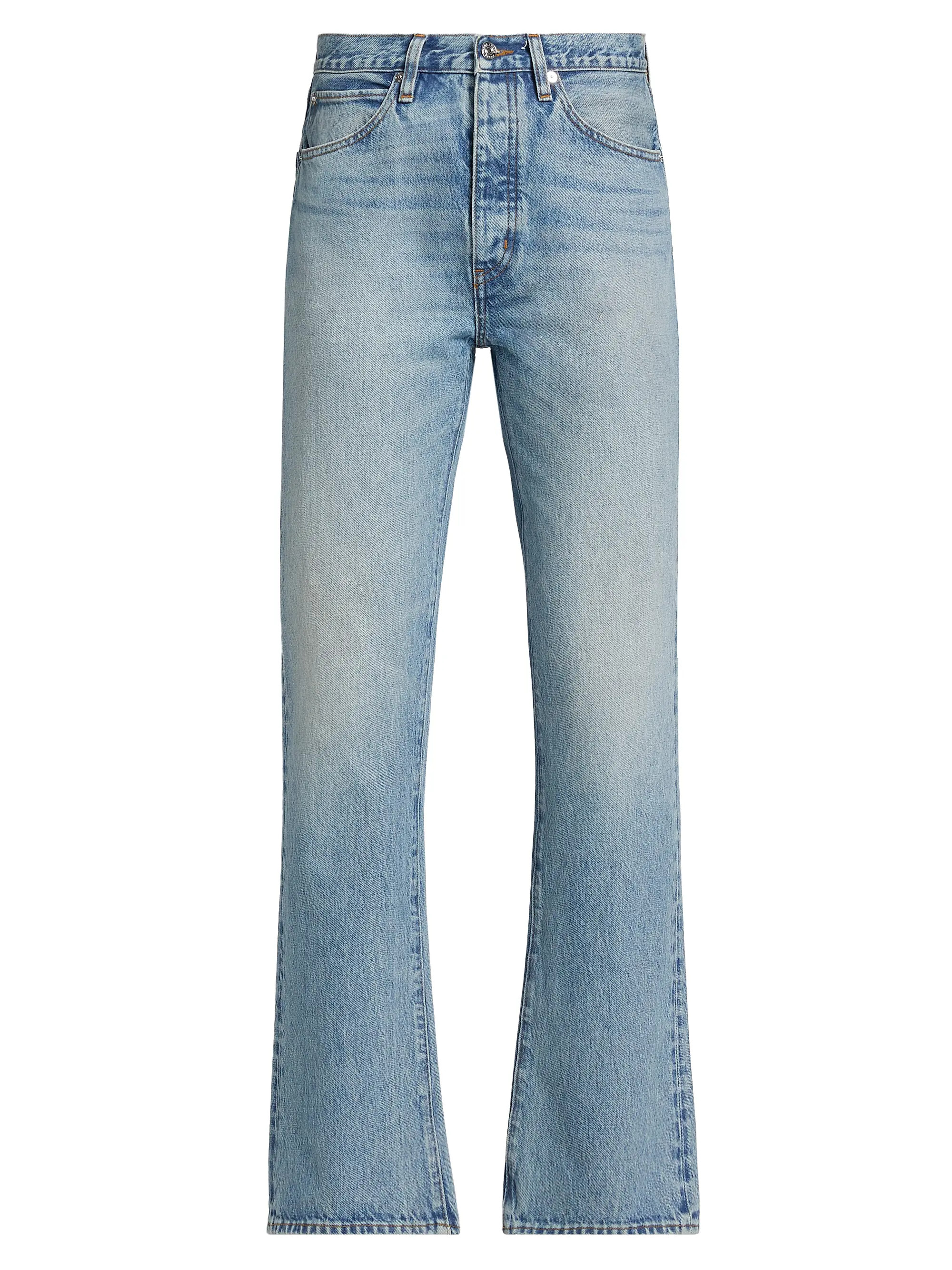 Frame The Vertical Mid-Rise Jeans | Saks Fifth Avenue | Saks Fifth Avenue