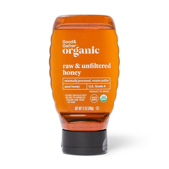 Organic Raw Unfiltered Pure Honey - 12oz - Good & Gather™ | Target