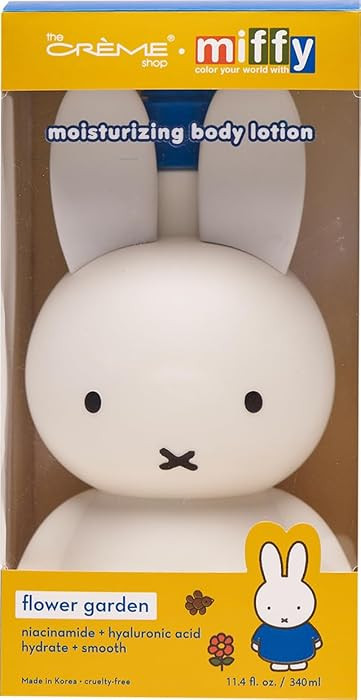 The Crème Shop Miffy Flower Garden Body Lotion, Hydrating and Nourishing Body Cream with Hyaluro... | Amazon (US)