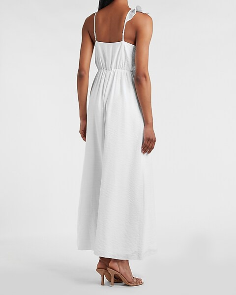 Asymmetrical Ruffle Maxi Dress | Express