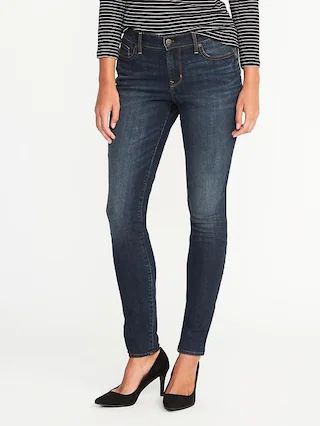 Old Navy Womens Mid-Rise Curvy Skinny Jeans For Women Rinse Size 0 | Old Navy US