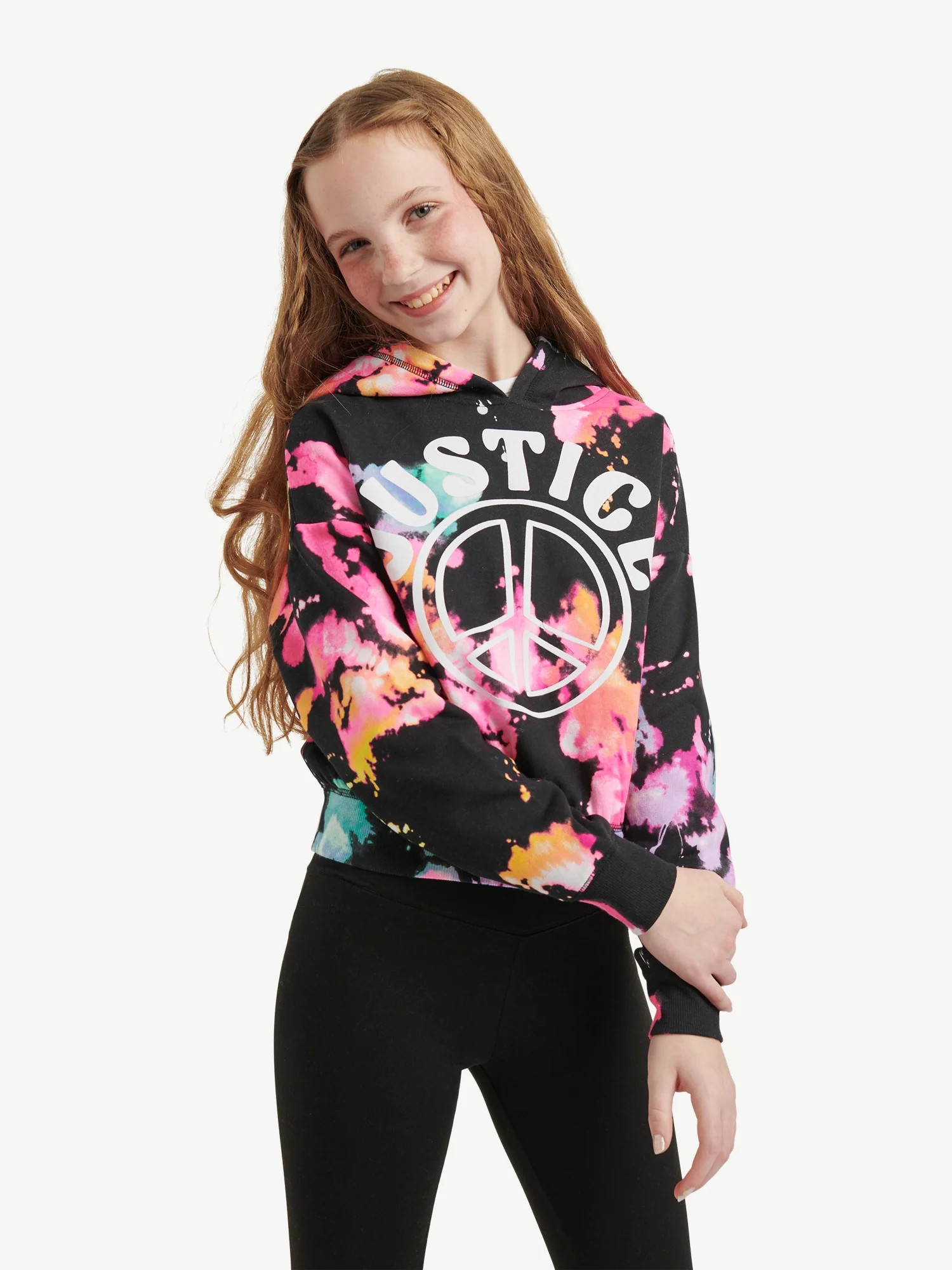 Justice Girls EDF Hoodie, Sizes XS-XLP | Walmart (US)