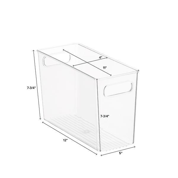 iDESIGN Linus Medium Kitchen Bin Clear | The Container Store