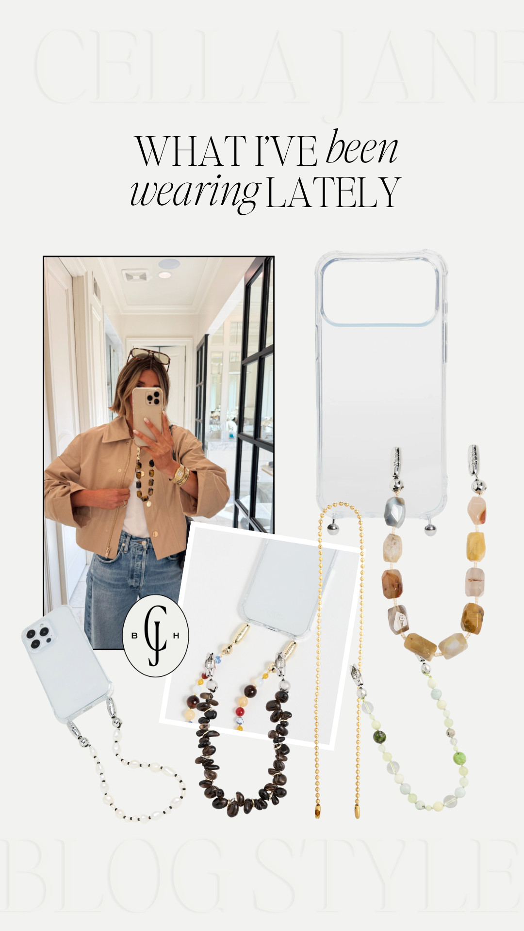 I've been wearing this Ossa phone case and beaded wrist strap so much lately! There are so many cute styles that I am sharing here.