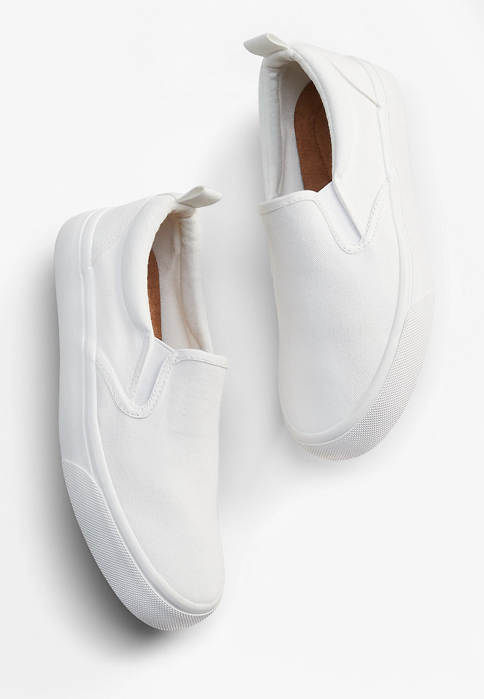 SuperCush Kate White Slip On Sneaker | Maurices