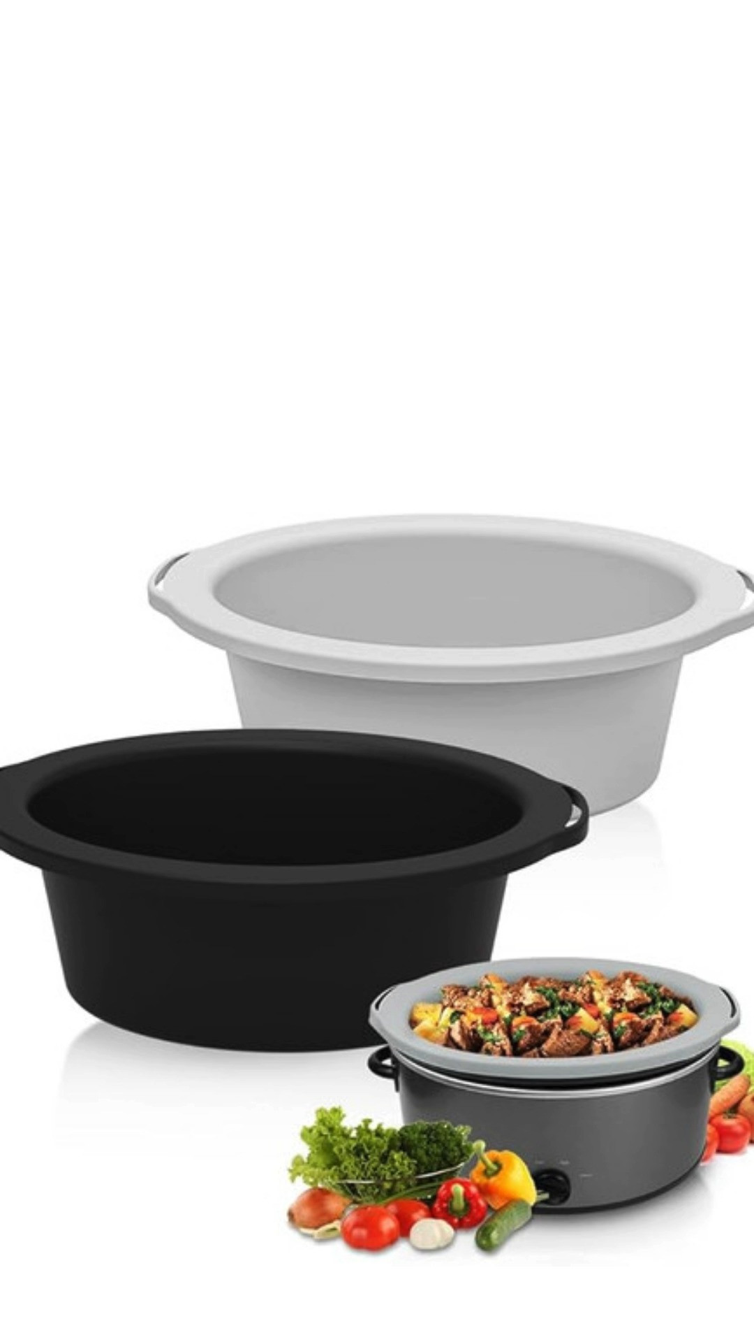 No more scrubbing that slow cooker insert - these silicone liners make clean-up a breeze. Even with sticky things like BBQ sauce.  

 #LTKfoodie #LTKHome #LTKFindsUnder50