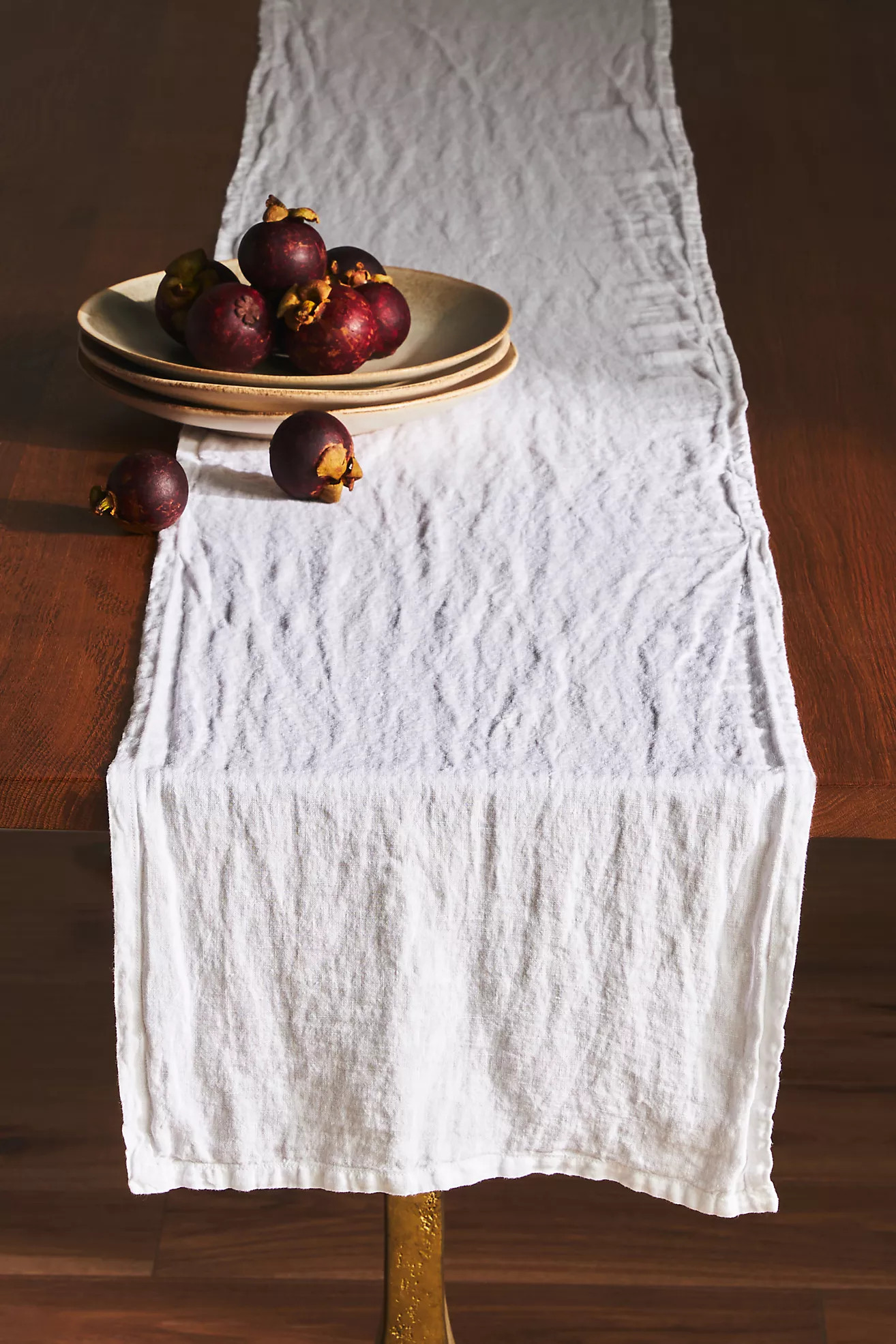 Edison Portuguese Linen Table Runner | Anthropologie (US)