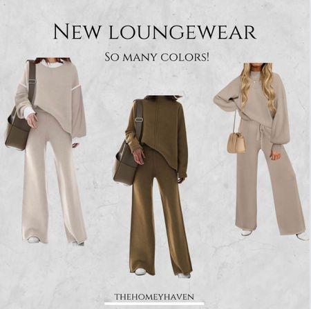 New loungewear! I love the color options for each!! These are a great gift for her!

Loungewear set
Sweater set
Fall outfits
Winter outfits
Pajamas 
Pjs
Gifts for her
Gift guide
Amazon finds
Amazon
Amazon home
Home decor
Christmas decor
Holidays 
Holiday decor
Christmas gift
Christmas
Winter loungewear 
Living room
Bedroom
Home
Family
Thehomeyhaven 
Travel outfit 

#LTKSeasonal #LTKfindsunder50 #LTKtravel