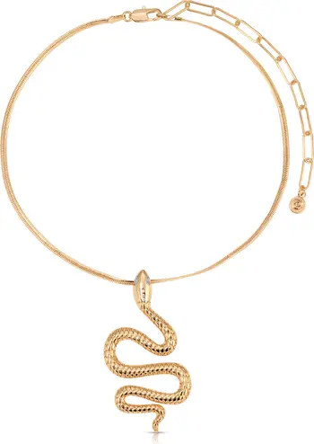 Ettika Serpentina Cubic Zirconia Pendant Necklace | Nordstrom | Nordstrom