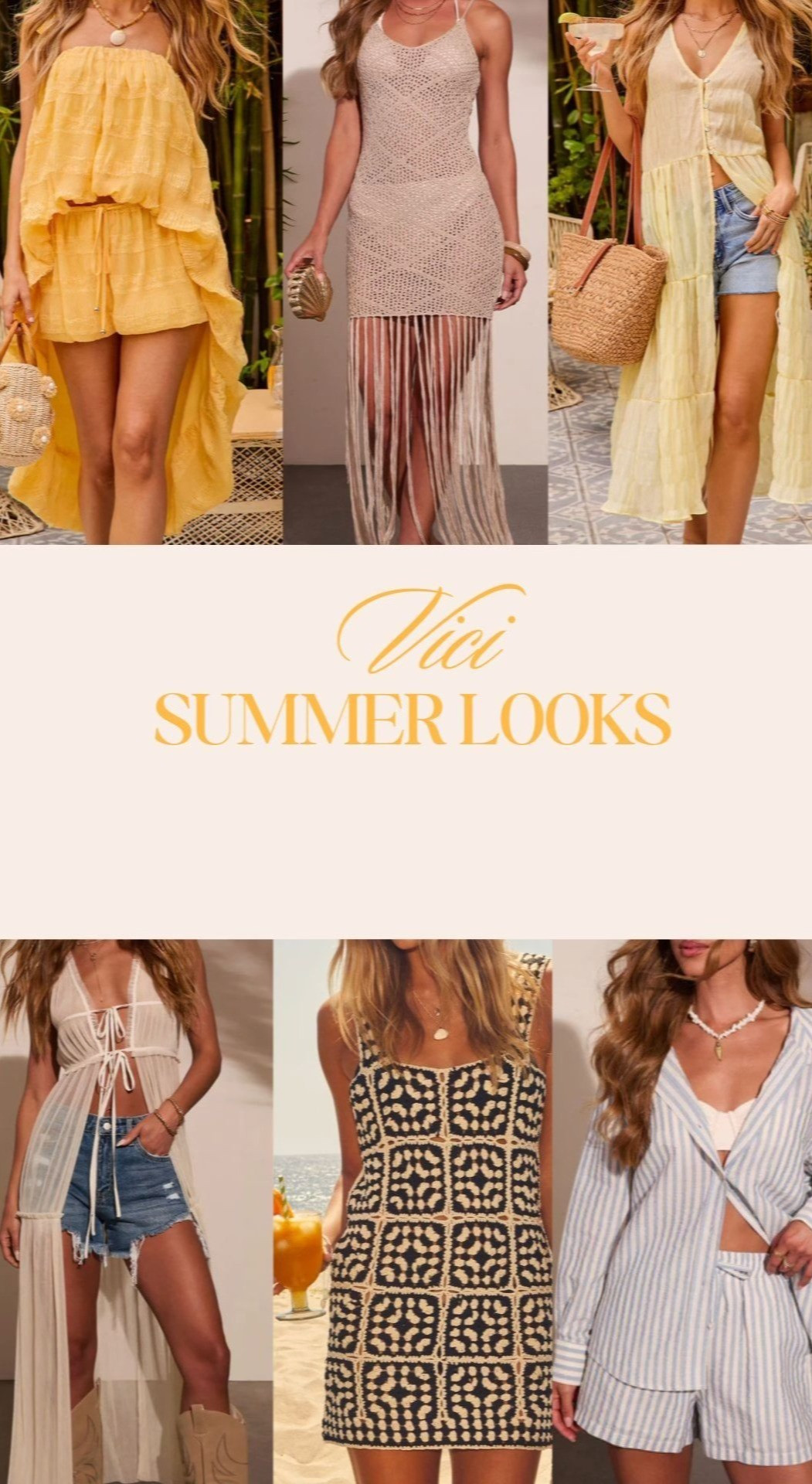 Okay I found so many cute summer pieces that are perfect for vacations, brunch dates, and everyday wear!! It's a Vici summer you guyss ✨ 

I'm a small for reference! 

#VICICollection #LTKStyle #SummerSale 

 