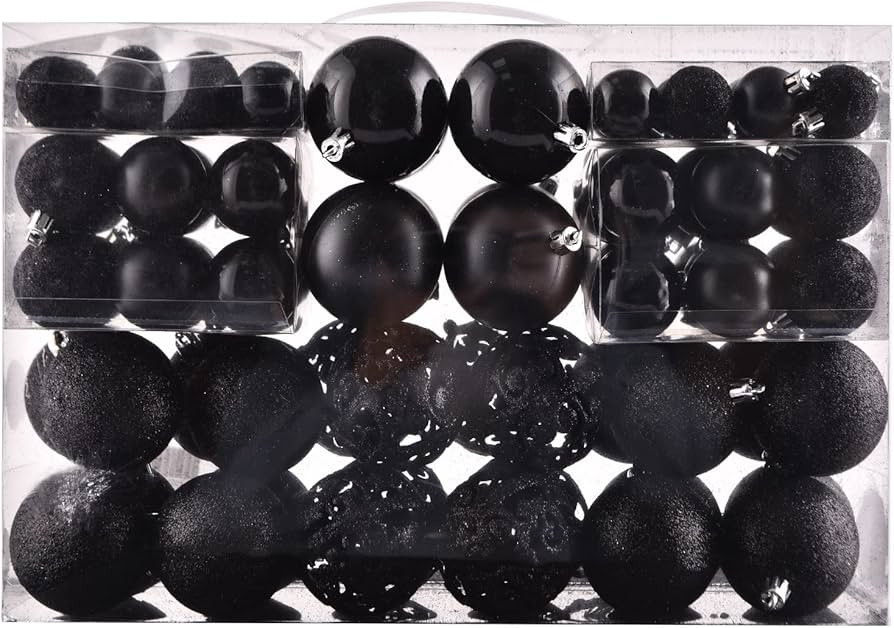 Christmas Balls Tree Ornaments Set, Shatterproof Xmas Decorations Set with Reusable Hand-held Gif... | Amazon (US)