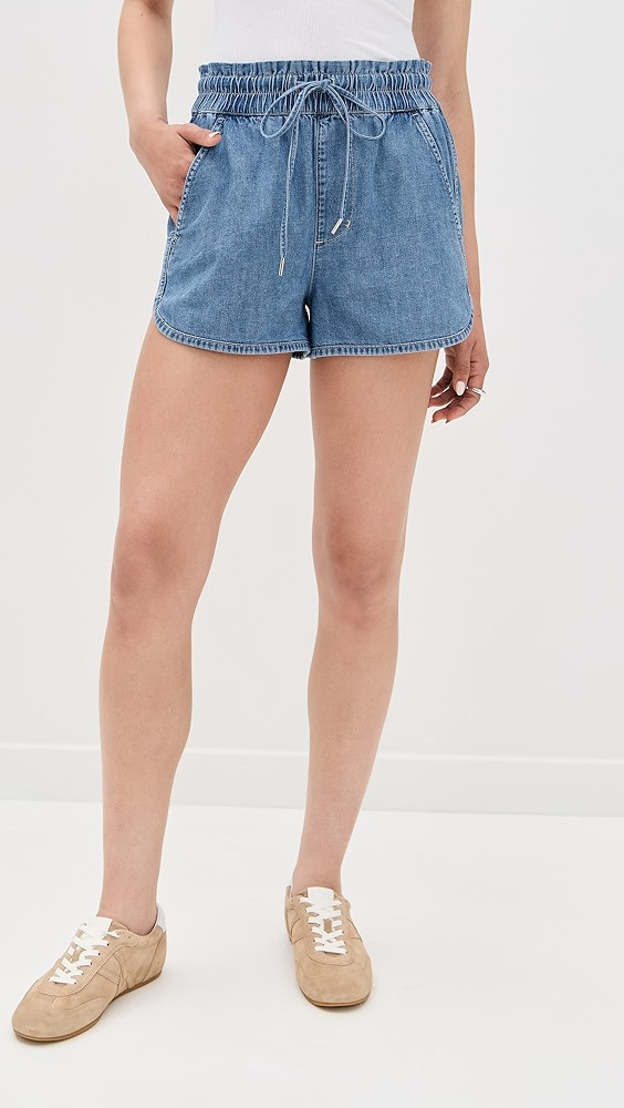Veronica Beard Jean Nessie Dolphin Hem Shorts | Shopbop | Shopbop