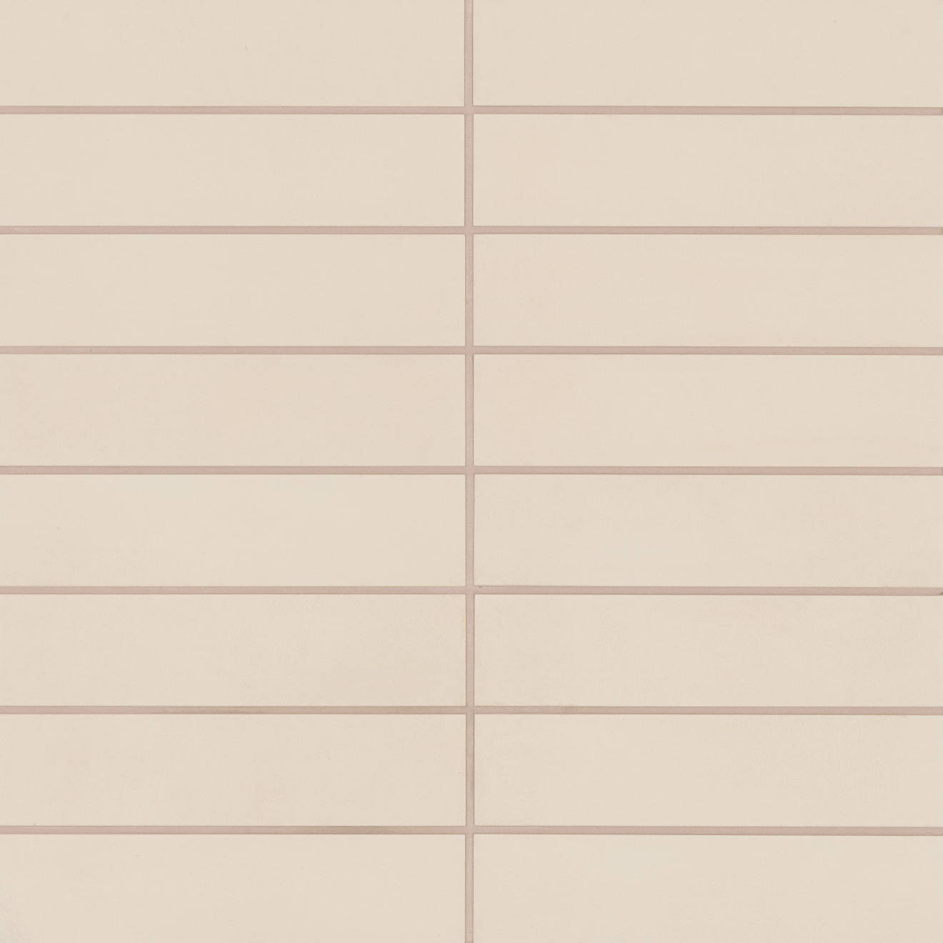 Sahara 3" x 12" Matte Porcelain Tile in White | Bedrosians Tile and Stone