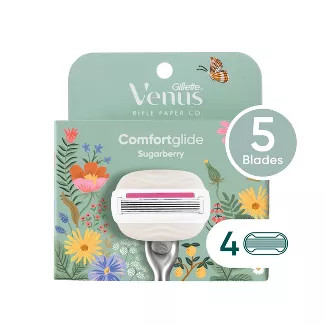 Rifle Paper Co. + Venus Comfortglide Sugarberry Razor Blade Refills - 4ct | Target