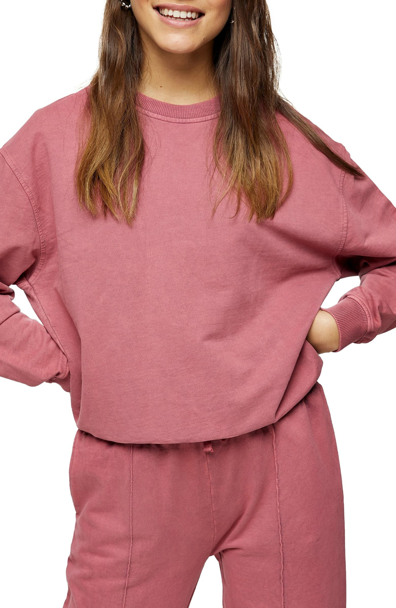 Topshop Acid Wash Sweatshirt | Nordstrom | Nordstrom