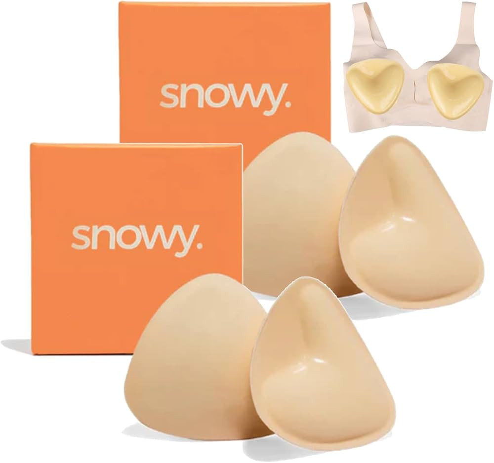 Snowy Sticky Bra Inserts, Snowy Care Bra Inserts, Instant Boost Sticky Inserts by Snowy, Self Adh... | Amazon (US)