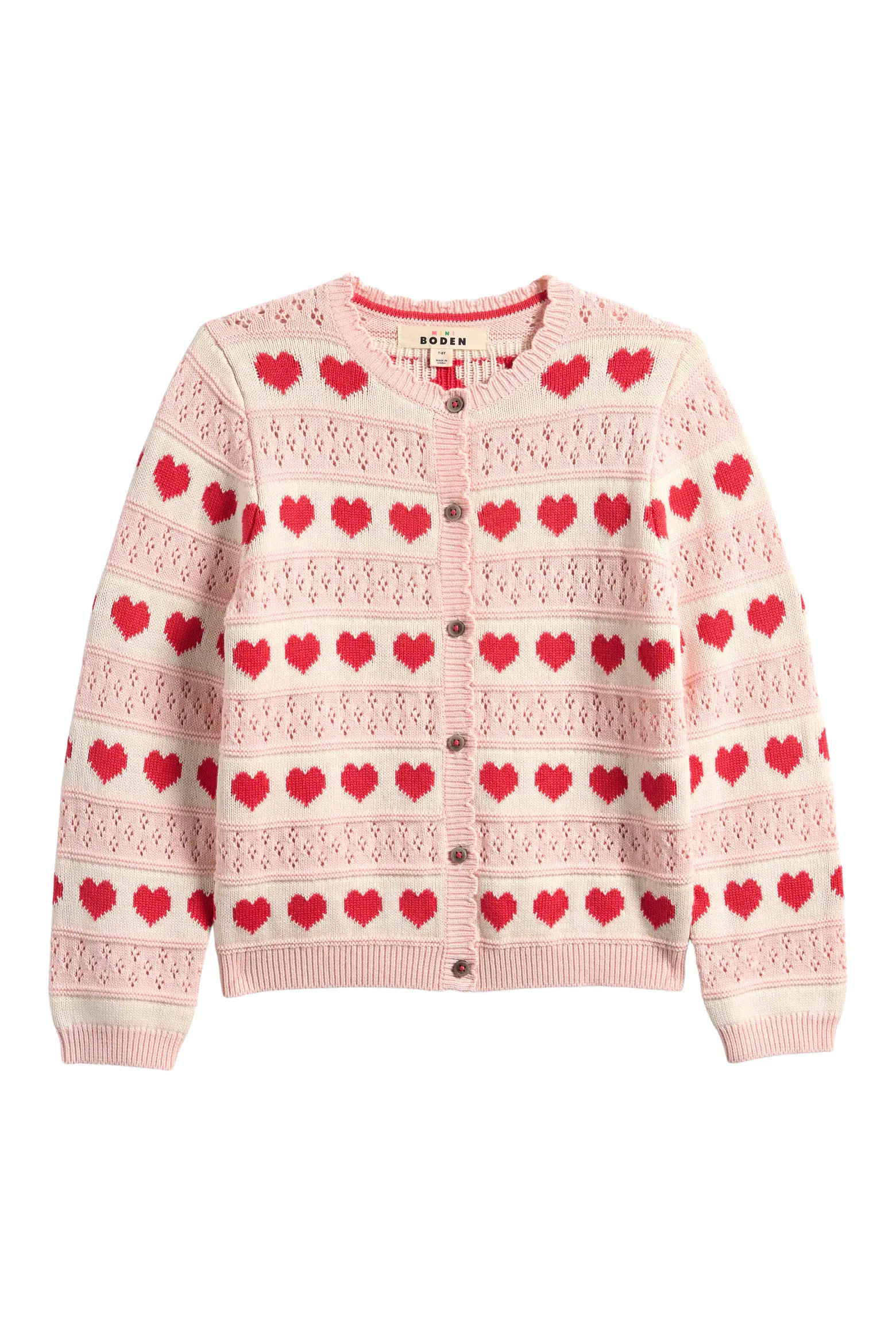 Kids' Scallop Trim Cardigan (Women) | Nordstrom | Nordstrom