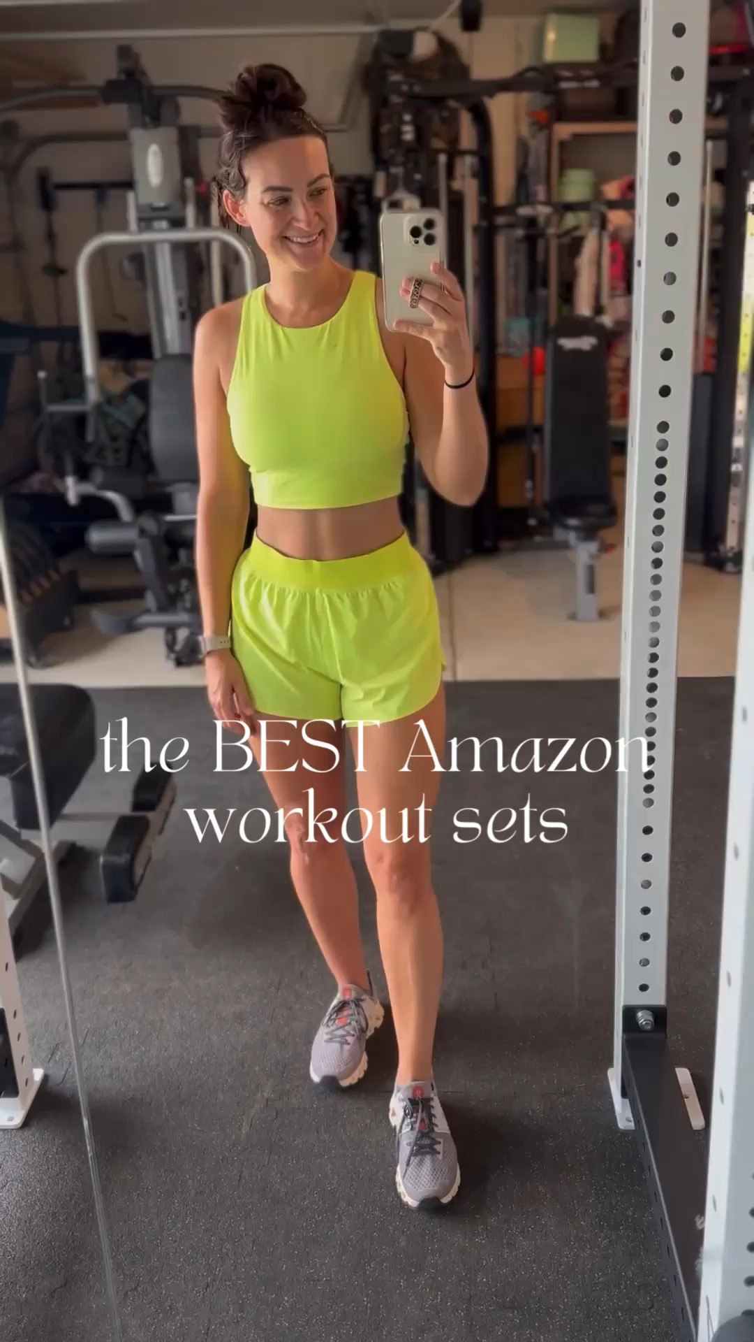 Obsessed with these shorts and workout bra/tanks from Amazon! The shorts are so lightweight for these hot summer workouts and the bra tanks are comfy, supportive and hold everything in! Wearing small in shorts, medium in tops. I have in yellow, red, blue and lavender!

#LTKFitness #LTKFindsUnder50 #LTKVideo