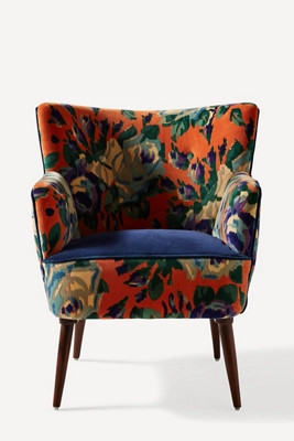 Velvet Tanya Petite Accent Chair | Anthropologie (US)