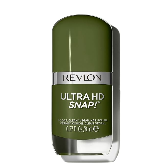 Revlon Ultra HD Snap Nail Color, Natural Rich Glossy Polish, 100% Vegan Formula, No Base or Top C... | Amazon (US)