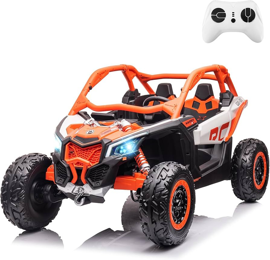 2 Seater Ride on UTV Car, Licensed Can-Am Electric Off-Road Car, 4WD Kids Truck w/Remote Control,... | Amazon (US)