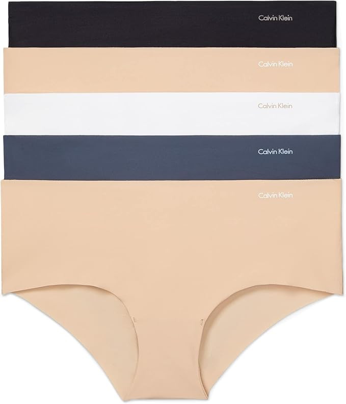 Calvin Klein womens Invisibles Seamless Hipster Panties, Multipack | Amazon (US)